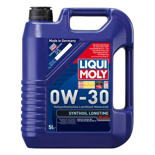 Моторное масло Liqui moly Synthoil Longtime Plus 0W-30 5л в Башнефть