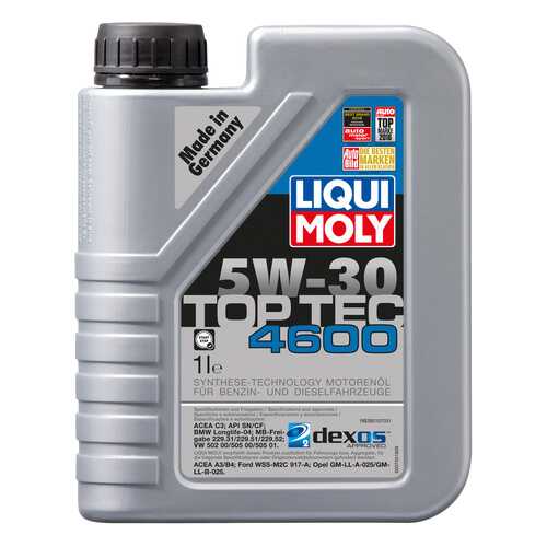 Моторное масло Liqui moly Top Tec 4600 5W-30 1л в Башнефть