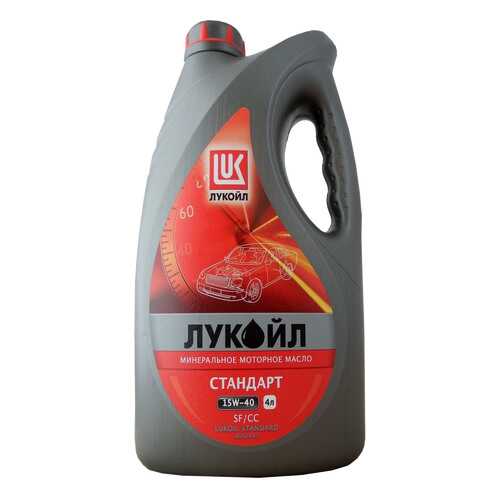 Моторное масло Lukoil Стандарт SF/CC 15W-40 4л в Башнефть