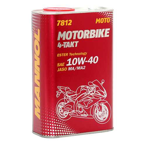 Моторное масло Mannol 4-Takt Motorbike 10W-40 1 л в Башнефть