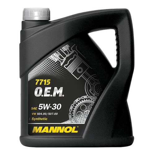 Моторное масло Mannol 7715 O.E.M. 5W-30 5л в Башнефть