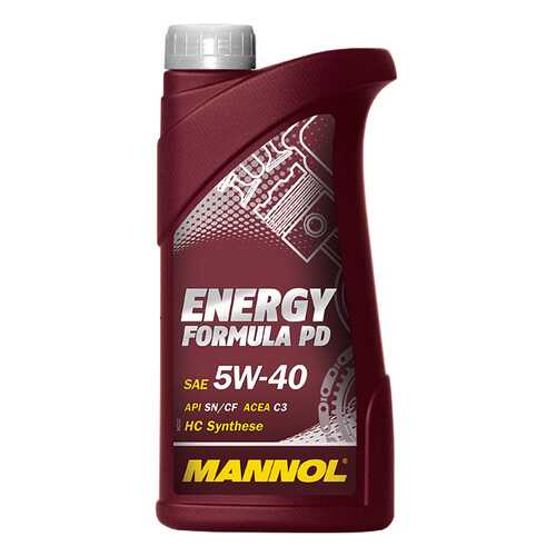 Моторное масло Mannol Ehergy Formula PD 5W-40 1л в Башнефть