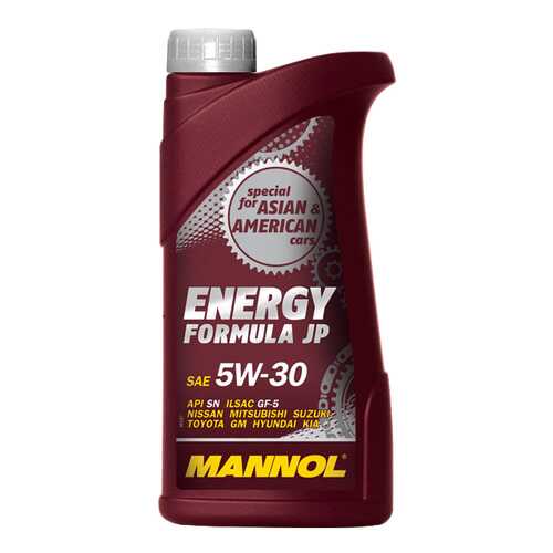 Моторное масло Mannol Energy Formula JP 5W-30 1л в Башнефть