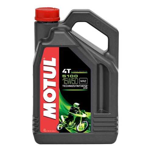 Моторное масло Motul 5100 4T 15W-50 4л в Башнефть
