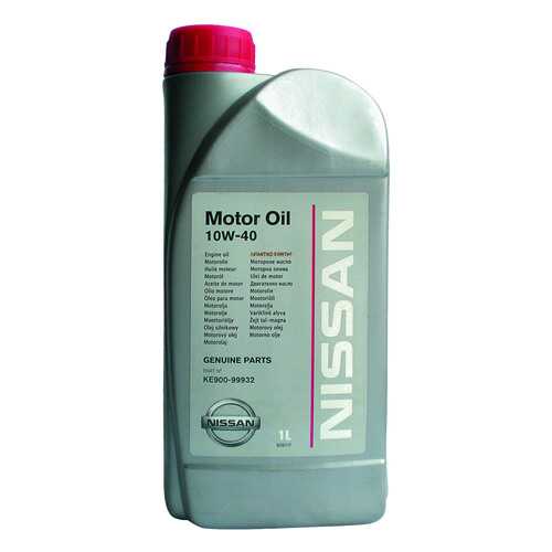 Моторное масло Nissan Motor Oil SAE 10W-40 1л в Башнефть