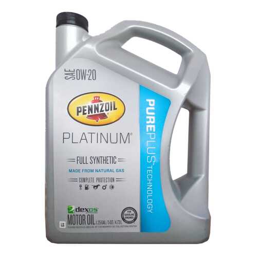 Моторное масло Pennzoil Platinum 0w-20 4,73л в Башнефть