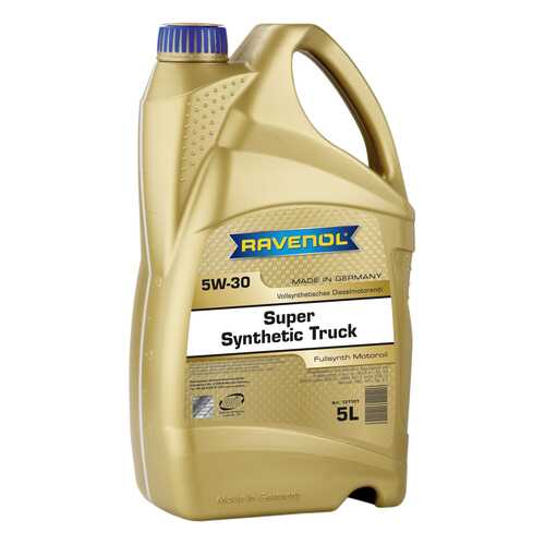 Моторное масло Ravenol Super Synthetic Truck SAE 5W30 5л в Башнефть