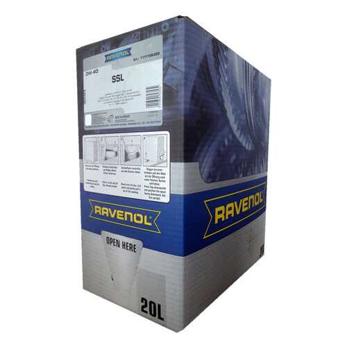 Моторное масло Ravenol Super Synthetik Oel SSL 0W-40 20л в Башнефть
