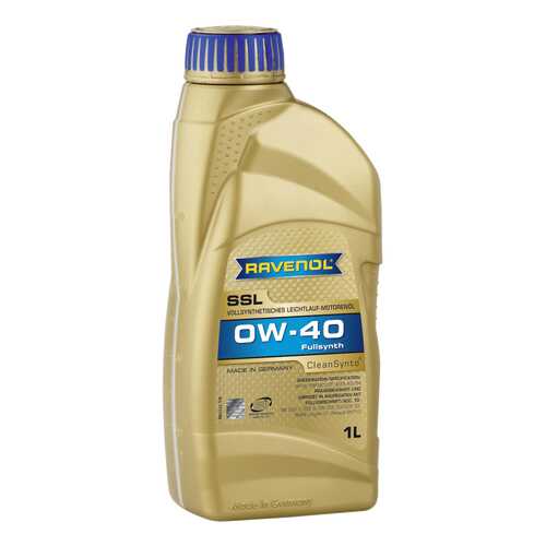 Моторное масло Ravenol Super Synthetik Oel SSL SAE 0W-40 1л в Башнефть