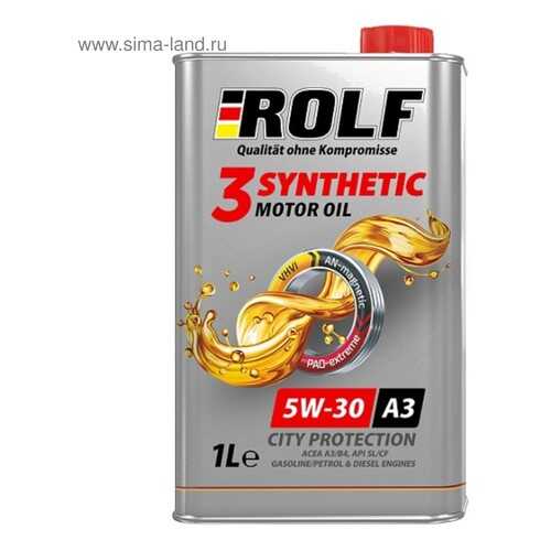 Моторное масло ROLF 3-synthetic 5W-30 ACEA A3/B4 в Башнефть