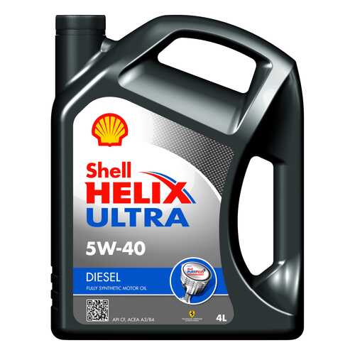 Моторное масло Shell Helix Ultra Diesel 5W-40 4л в Башнефть