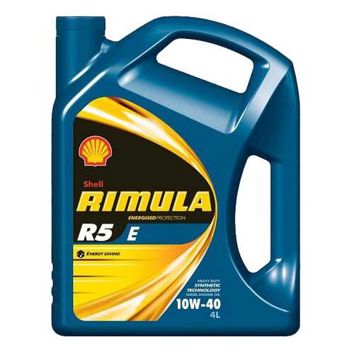 Моторное масло Shell Rimula R5 E 10W-40 4л в Башнефть