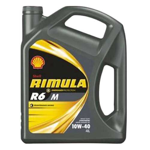Моторное масло Shell Rimula R6 M 10w-40 4л в Башнефть