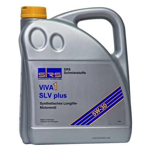 Моторное масло SRS Viva 1 SLV Plus 5W-30 4л в Башнефть