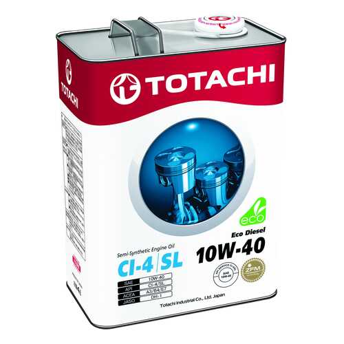 Моторное масло Totachi Eco Diesel Semi-Synthetic 10W-40 6л в Башнефть