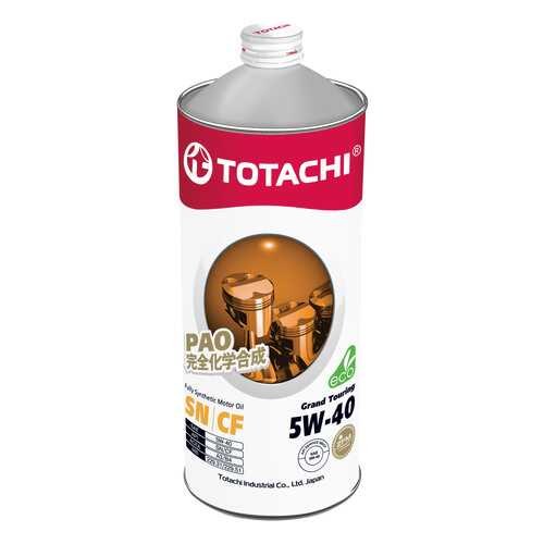 Моторное масло Totachi Grand Touring Fully Synthetic SN 5W-40 1л в Башнефть