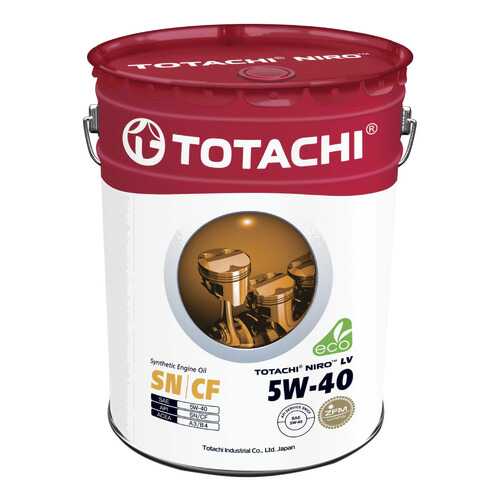 Моторное масло Totachi Niro LV Synthetic SN/CF 5W-40 19л в Башнефть