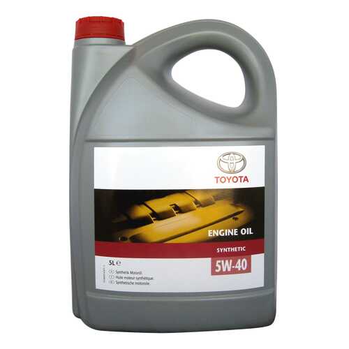 Моторное масло Toyota Engine Oil Synthetic 5W-40 5л в Башнефть