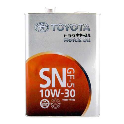 Моторное масло Toyota GF-5 SN 10W-30 4л в Башнефть