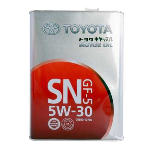 Моторное масло Toyota GF-5 SN 5W-30 4л в Башнефть