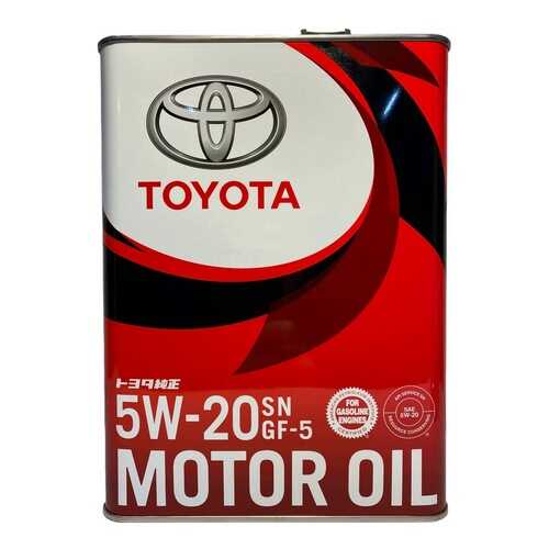 Моторное масло Toyota SN/GF-5 5W-20 4л в Башнефть