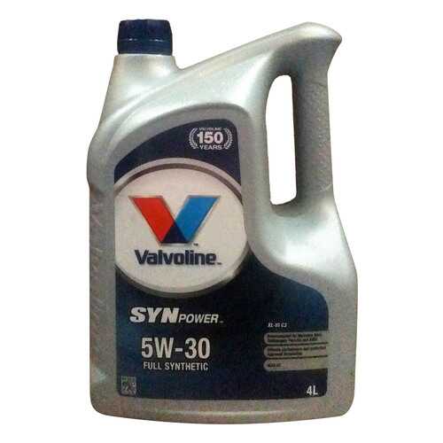 Моторное масло Valvoline Synpower XL-III SAE 5W-30 4л в Башнефть