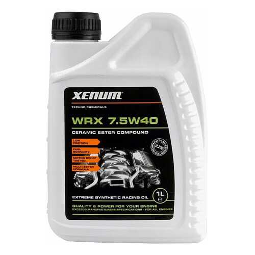 Моторное масло Xenum WRX 7.5W-40 1л в Башнефть