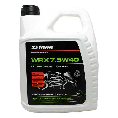 Моторное масло Xenum WRX 7.5W-40 5л в Башнефть