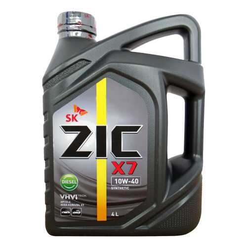 Моторное масло Zic Diesel X7 10W-40 4л в Башнефть