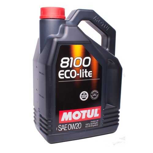 MOTUL Масло Motul 8100 Eco-Lite Sn/Cf 0w20 Моторное Синтетическое 4 Л в Башнефть