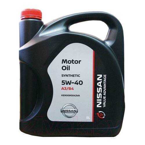 NISSAN KE90090042VA Масло моторное NISSAN VA Motor Oil 5W40 синтетическое 5 л KE900-90042V в Башнефть