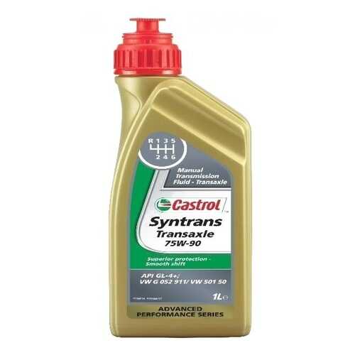 Масло трансмиссионное Castrol syntrans transaxle 75w-90 gl-4+ синт. 1л 4008177071737 в Башнефть