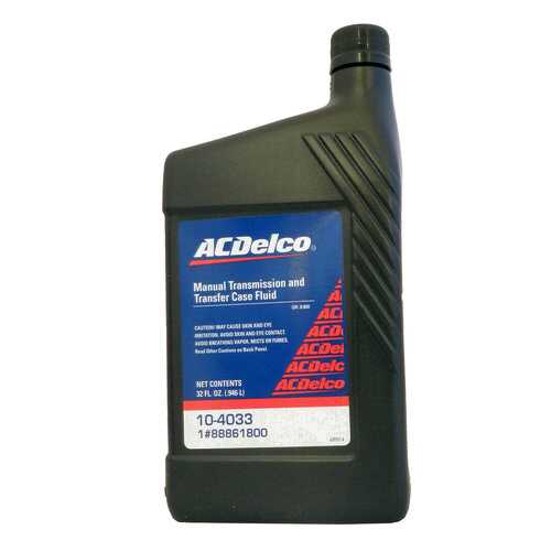 Трансмиссионное масло AC DELCO Manual Transmission And Transfer Case Fluid (0,946л) в Башнефть