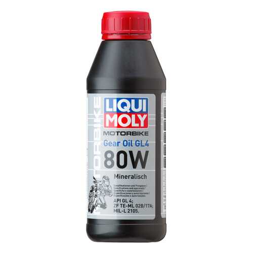 Трансмиссионное масло LIQUI MOLY Motorbike Gear Oil 80W 0.5л 7587 в Башнефть
