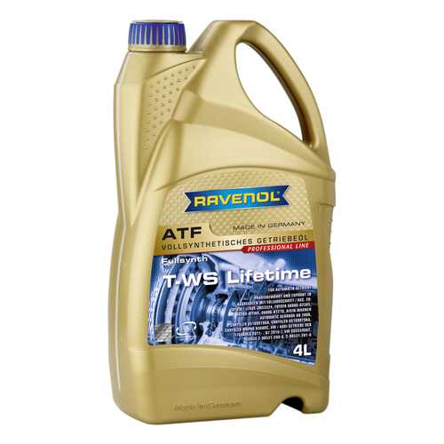Трансмиссионное масло RAVENOL ATF T-WS Lifetime 4л 1211106-004-01-999 в Башнефть