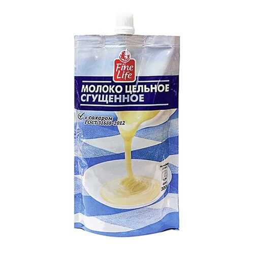 Молоко Fine Life цельное сгущенное с сахаром 300 г в Башнефть
