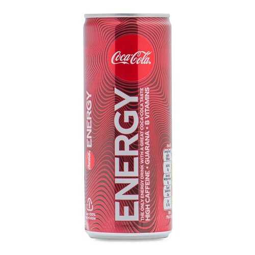 Напиток безалкогольный газированный Coca-Cola Energy 0.25л банка Великобритания в Башнефть