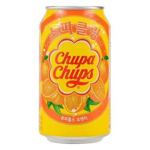 Напиток сильногазированный Chupa Chups апельсин жестяная банка 0.345 л в Башнефть
