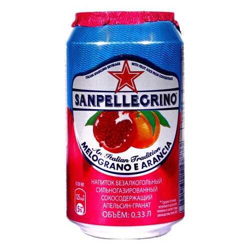 Напиток сокосодержащий San Pellegrino со вкусом граната и апельсина, 0,33 л а/б по 6шт в Башнефть
