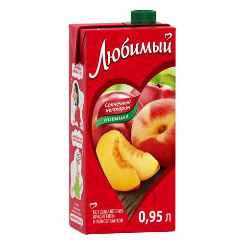 Нектар Любимый солнечный нектарин 0.95 л в Башнефть