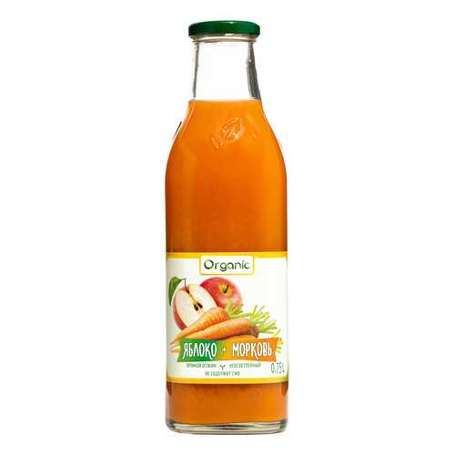 Сок Organic Яблоко-Морковь прямого отжима 750 мл (стекло) в Башнефть