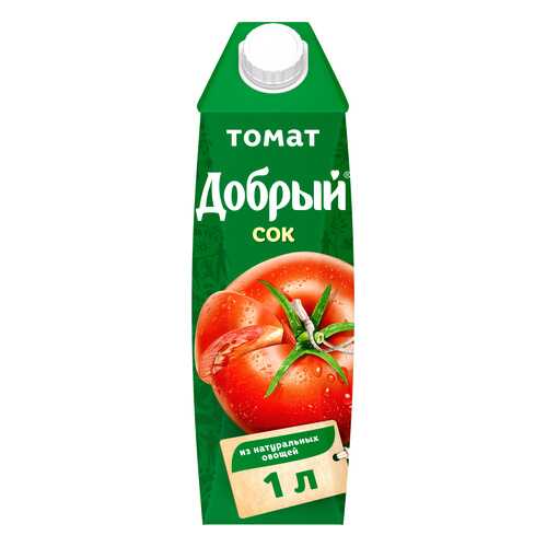 Сок томат Добрый с солью с мякотью 1 л в Башнефть