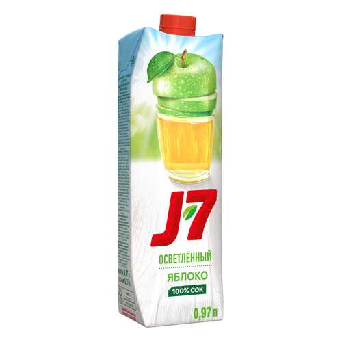 Сок яблоко J7 осветленный 0.97 л в Башнефть